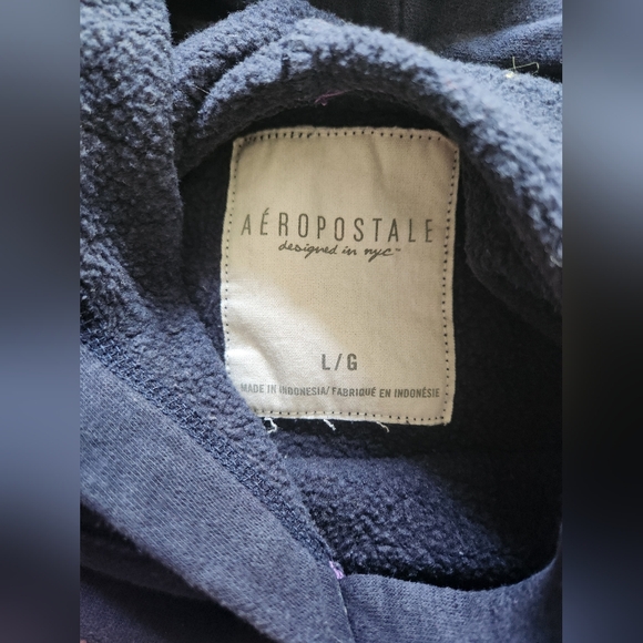 AEROPOSTALE | Blue and purple hoodie - Picture 4 of 5